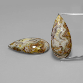 Achetez naturel 22.75ct Multicolore Jaspe gems, En forme de poire, En provenance Indonésie chez GemSelect. En stock, livraison internationale!