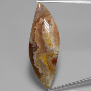 Jaspe multicolore naturelle forme fantaisie, 20,81 ct, opaque