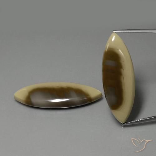 32.37ctw Naturel Multicolore Jaspe, Marquise, Opaque