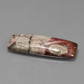 Jaspe multicolore naturelle baguette, 12,07 ct, opaque