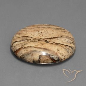 Jaspe Multicolore naturelle ovale, 41.04 ct, Opaque