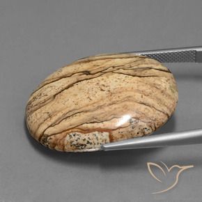 Jaspe Multicolore naturelle ovale, 41.04 ct, Opaque