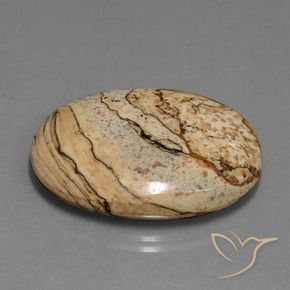Jaspe Multicolore naturelle ovale, 35.84 ct, Opaque