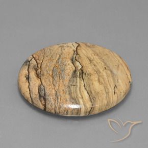 Jaspe Multicolore naturelle ovale, 33.71 ct, Opaque