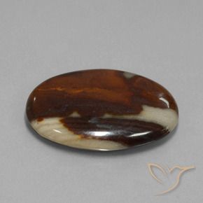 Jaspe Multicolore naturelle ovale, 39.85 ct, Opaque