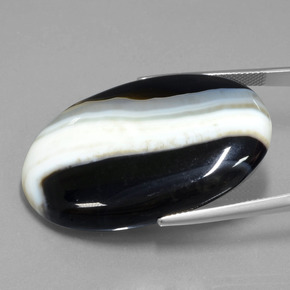 Jaspe multicolore naturelle coupe ovale, 57,18 ct, opaque