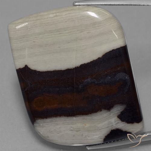 45.11ct Naturel Multicolore Jaspe, Fantaisie, Opaque, Photo A