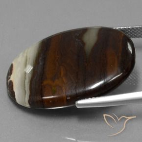 Jaspe Multicolore naturelle ovale, 29.70 ct, Opaque