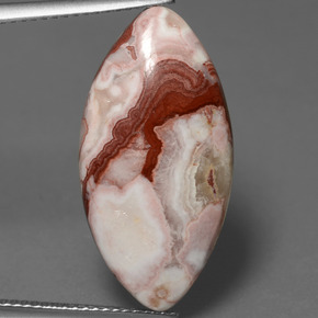Jaspe multicolore naturelle marquise, 10,95 ct, opaque