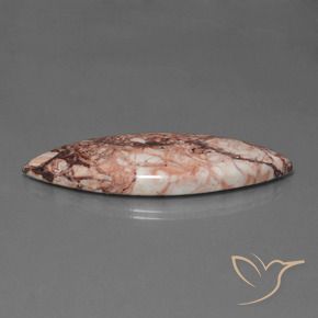 Jaspe Multicolore naturelle Marquise, 38.36 ct, Opaque