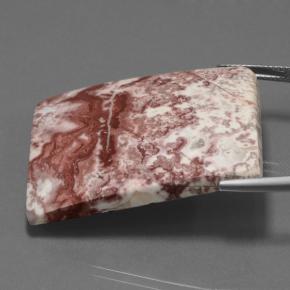 Jaspe multicolore naturelle coupe coussin, 64,50 ct, opaque