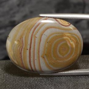 Jaspe Multicolore naturelle Coupe ovale, 23.47 ct, Opaque