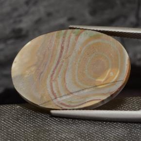 Jaspe Multicolore naturelle Coupe ovale, 23.47 ct, Opaque