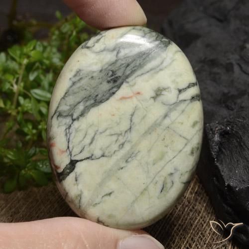84.82ct Naturel Multicolore Jaspe, ovale, Opaque