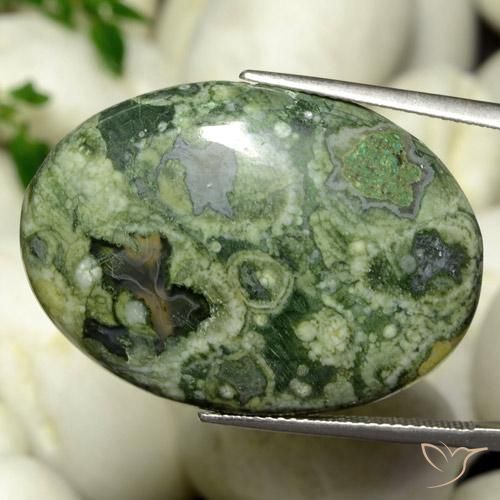 Jaspe Multicolore naturelle ovale, 30.18 ct, Opaque