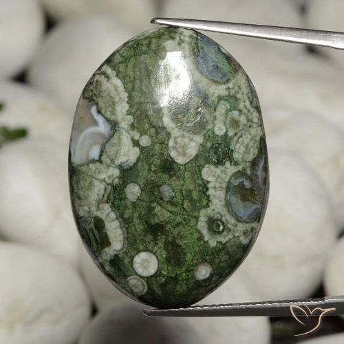 26.41ct Naturel Multicolore Jaspe, ovale, Opaque
