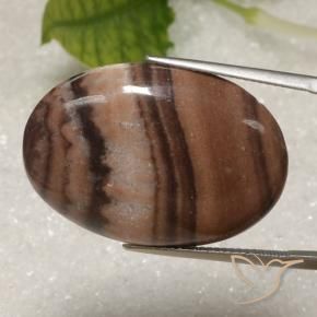 Jaspe Multicolore naturelle ovale, 23.78 ct, Opaque