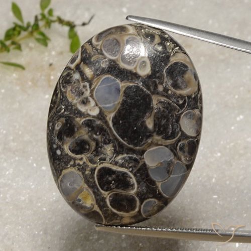 47.06ct Naturel Multicolore Jaspe, ovale, Opaque