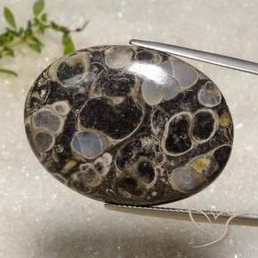 Jaspe Multicolore naturelle ovale, 47.06 ct, Opaque