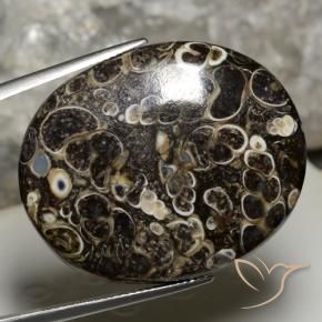 Jaspe Multicolore naturelle ovale, 44.14 ct, Opaque