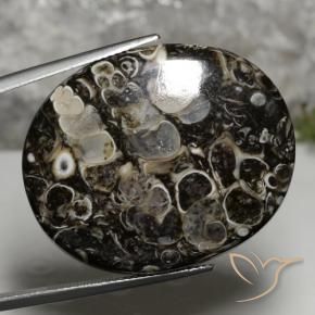 Jaspe Multicolore naturelle ovale, 37.36 ct, Opaque