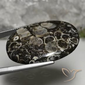 Jaspe Multicolore naturelle ovale, 37.36 ct, Opaque
