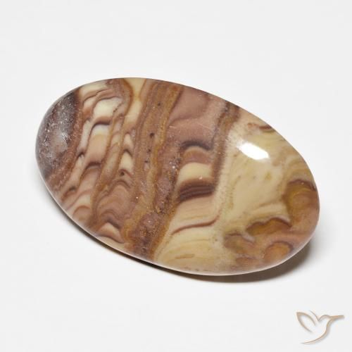 Jaspe Multicolore naturelle ovale, 20.07 ct, Opaque