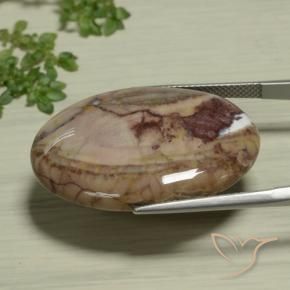 Jaspe Multicolore naturelle ovale, 26.89 ct, Opaque