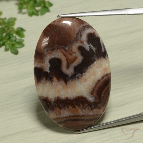 18.89ct Naturel Multicolore Jaspe, ovale, Opaque