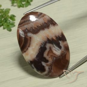 Jaspe Multicolore naturelle ovale, 18.89 ct, Opaque