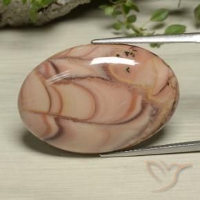 Jaspe Multicolore naturelle ovale, 24.77 ct, Opaque