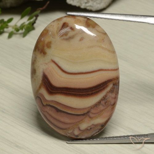24.13ct Naturel Multicolore Jaspe, ovale, Opaque