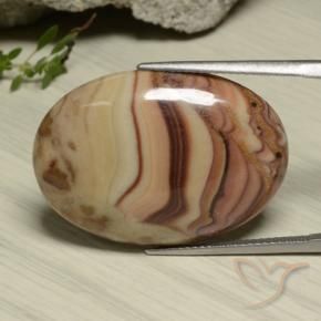 Jaspe Multicolore naturelle ovale, 24.13 ct, Opaque
