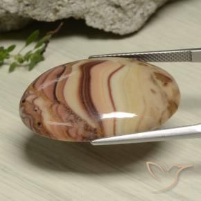 Jaspe Multicolore naturelle ovale, 24.13 ct, Opaque