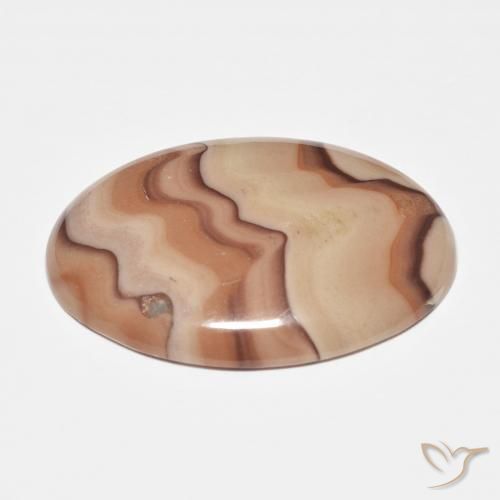 Jaspe Multicolore naturelle ovale, 21.72 ct, Opaque
