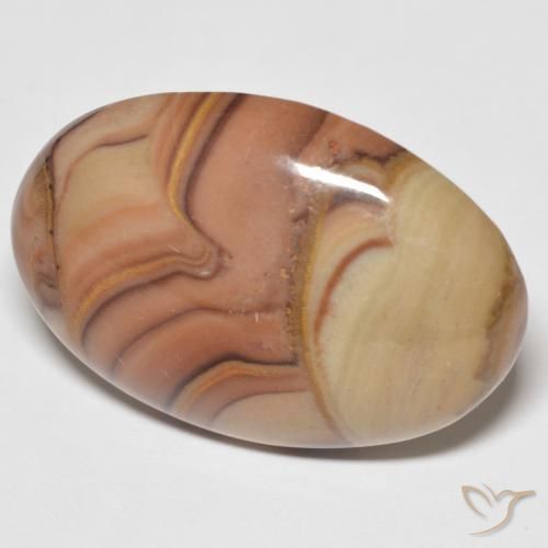 Jaspe Multicolore naturelle ovale, 23.68 ct, Opaque