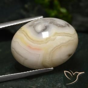 Jaspe Multicolore naturelle ovale, 16.46 ct, Opaque