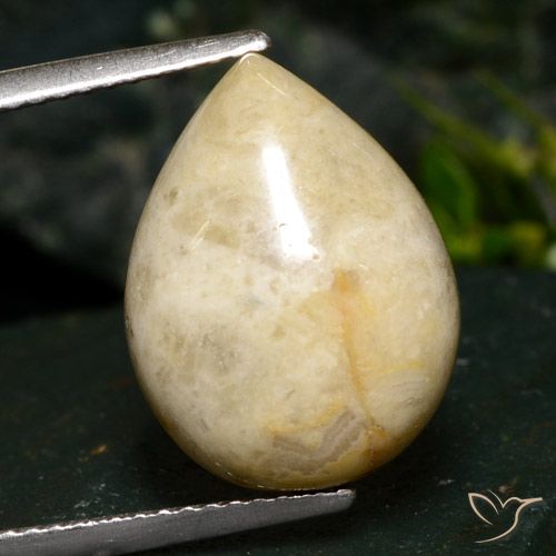 8.73ct Naturel Multicolore Jaspe, En forme de poire, Opaque