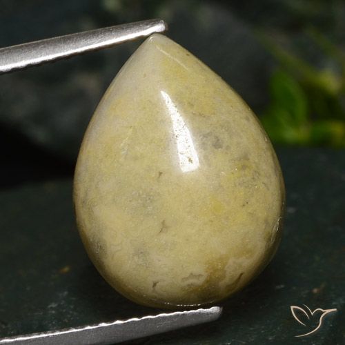 8.67ct Naturel Multicolore Jaspe, En forme de poire, Opaque