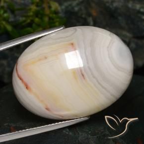 Jaspe Multicolore naturelle ovale, 43.88 ct, Opaque