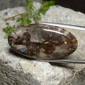 Jaspe Multicolore naturelle ovale, 47.90 ct, Opaque