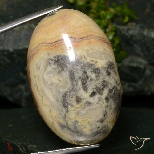 60.46ct Naturel Multicolore Jaspe, ovale, Opaque