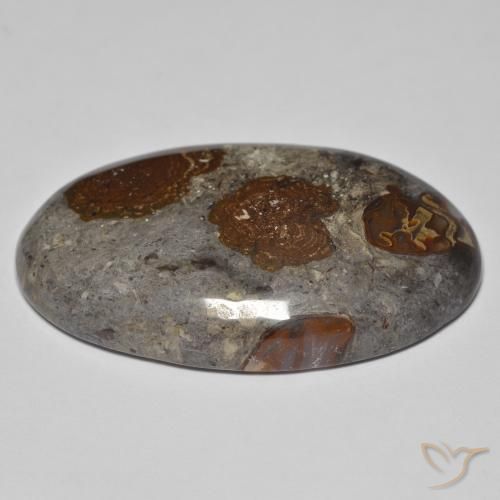 Jaspe Multicolore naturelle ovale, 46.26 ct, Opaque