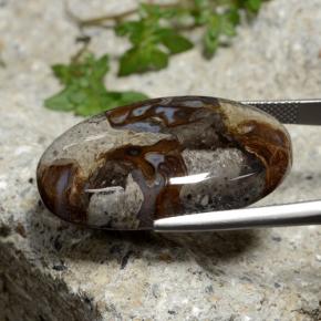 Jaspe Multicolore naturelle Coupe ovale, 39.19 ct, Opaque