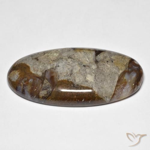 Jaspe Multicolore naturelle ovale, 47.35 ct, Opaque