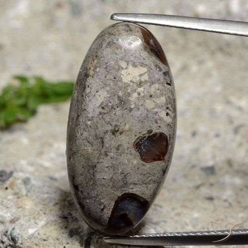 16.16ct Naturel Multicolore Jaspe, ovale, Opaque