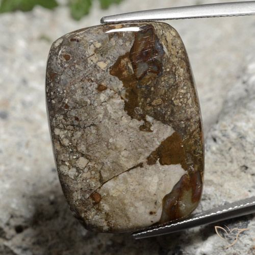 26.06ct Naturel Multicolore Jaspe, Coussin, Opaque