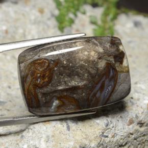 Jaspe Multicolore naturelle Coupe coussin, 25.44 ct, Opaque