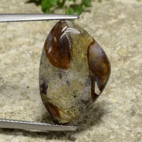 Jaspe Multicolore naturelle Trillion, 9.97 ct, Opaque