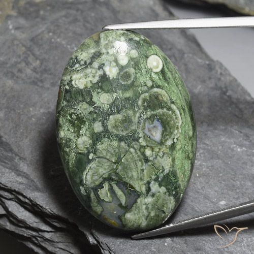 38.32ct Naturel Multicolore Jaspe, ovale, Opaque